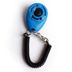 Planet Gates 200003746 Pet Trainer Pet Dog Training Clicker Adjustable Sound Key Chain And Wrist Strap Doggy Train Click Pet Products