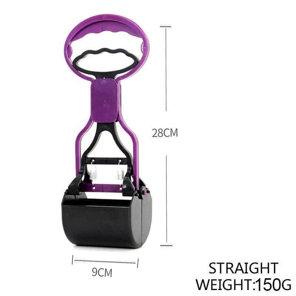 Planet Gates 200003746 purple-175 Pet Dog Pooper Scooper Cat Waste Long Handle Cleaner Pick Up