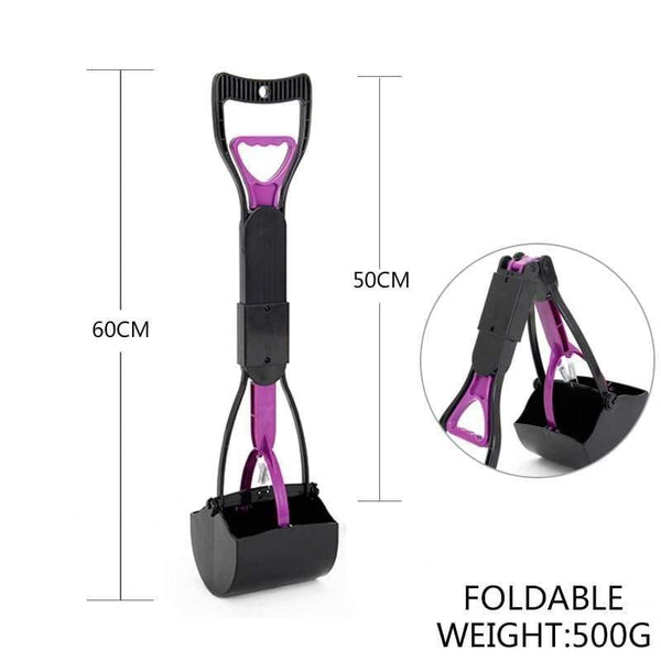 Planet Gates 200003746 purple-193 Pet Dog Pooper Scooper Cat Waste Long Handle Cleaner Pick Up