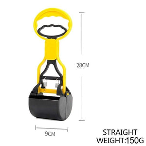 Planet Gates 200003746 yellow Pet Dog Pooper Scooper Cat Waste Long Handle Cleaner Pick Up
