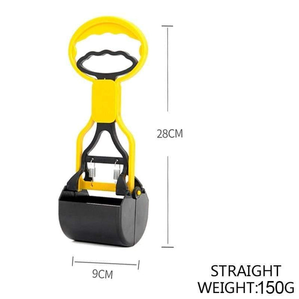 Planet Gates 200003746 yellow Pet Dog Pooper Scooper Cat Waste Long Handle Cleaner Pick Up
