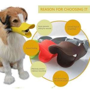 Planet Gates 200003775 Anti-bite Masks Duck Mouth Mask Pets Accessories 1 Pc Dog Products Dog Muzzle Non-toxic Silicone Multifunction