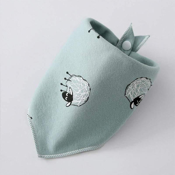 Planet Gates 200003775 blue Cute Cartoon Printed Dog Scarf Bandana Cotton Washable Pet Triangular Bow Tie Cat Dog Accessories Beauty Products Accessories