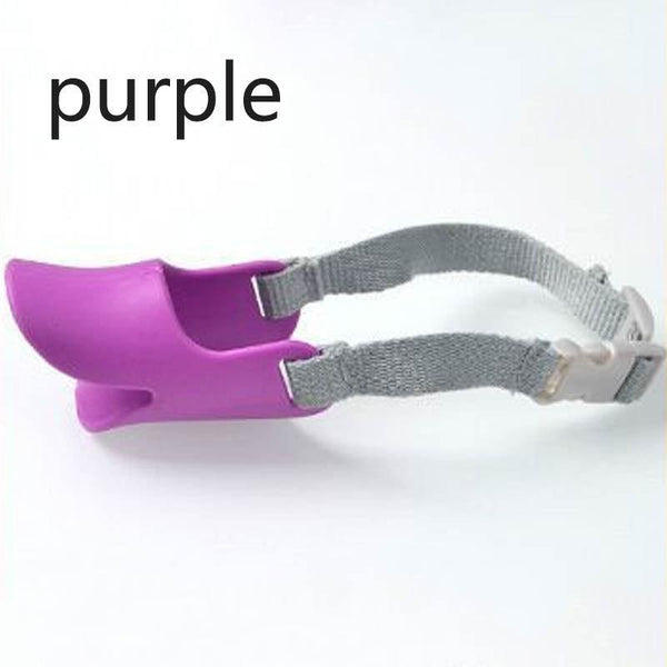 Planet Gates 200003775 Purple / S Anti-bite Masks Duck Mouth Mask Pets Accessories 1 Pc Dog Products Dog Muzzle Non-toxic Silicone Multifunction