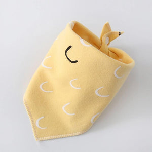 Planet Gates 200003775 Yellow Cute Cartoon Printed Dog Scarf Bandana Cotton Washable Pet Triangular Bow Tie Cat Dog Accessories Beauty Products Accessories