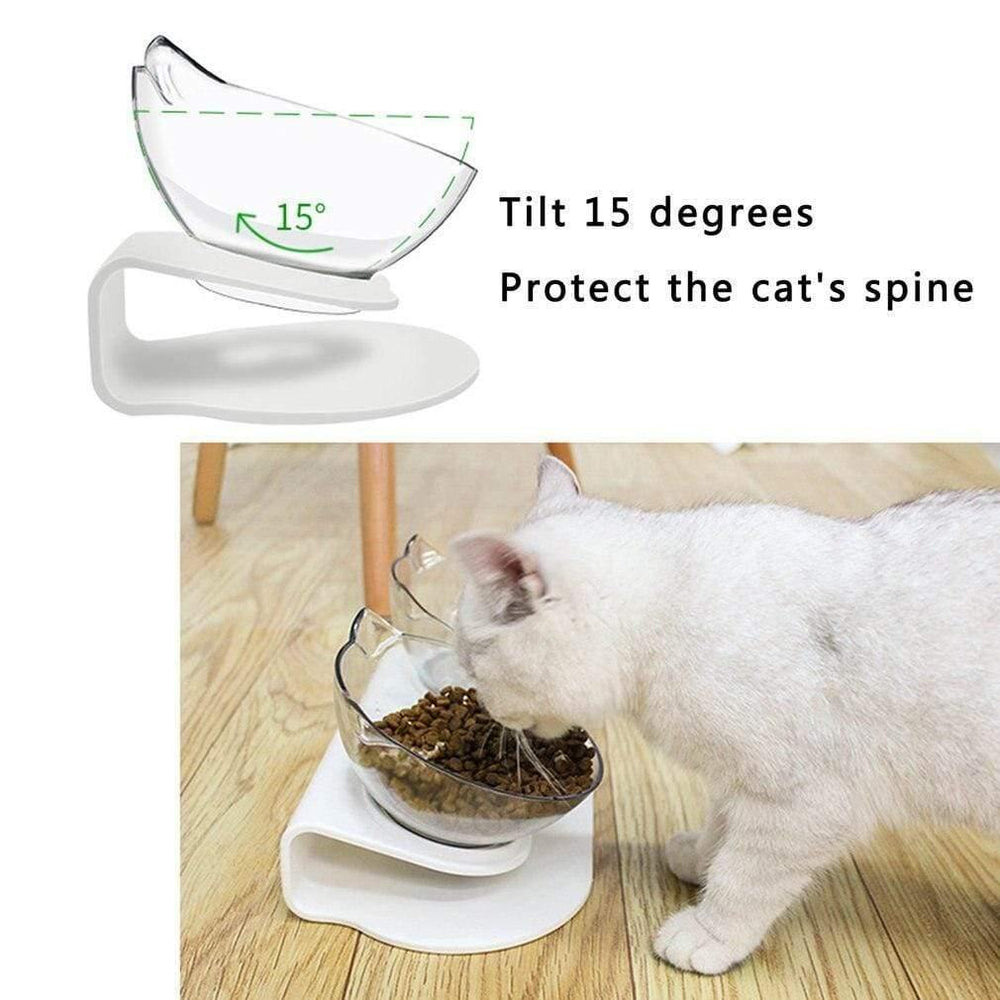 Planet Gates 200003781 Non-slip Cat Bowl Dog Bowl With Raised Stand Pet Supplies Cat Water Bowl For Cat Food Bowls For Dog Feeder Pet Products (White)