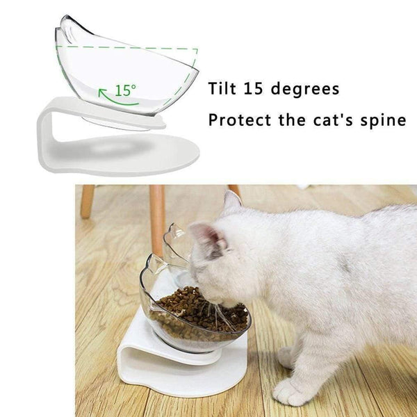 Planet Gates 200003781 Non-slip Cat Bowl Dog Bowl With Raised Stand Pet Supplies Cat Water Bowl For Cat Food Bowls For Dog Feeder Pet Products (White)