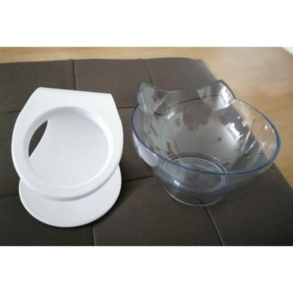 Planet Gates 200003781 Non-slip Cat Bowl Dog Bowl With Raised Stand Pet Supplies Cat Water Bowl For Cat Food Bowls For Dog Feeder Pet Products (White)