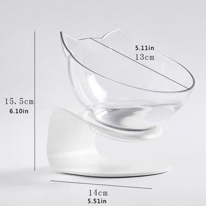 Planet Gates 200003781 Non-slip Cat Bowl Dog Bowl With Raised Stand Pet Supplies Cat Water Bowl For Cat Food Bowls For Dog Feeder Pet Products (White)