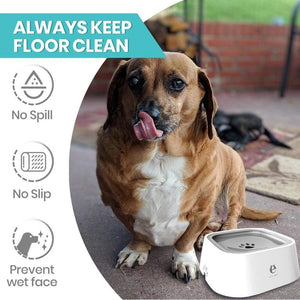 Planet Gates 200003781 Portable Dog Drinking Water Bowl Floating 1.5L Pet Bowl Non-Wetting Mouth Cat Bowl Without Spill Drinking Dog Water Dispenser