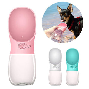 Planet Gates 200003781 Portable Pet Dog Water Bottle For Small Large Dogs Travel Puppy Cat Drinking Bowl Outdoor Pet Water Dispenser Feeder Pet Product