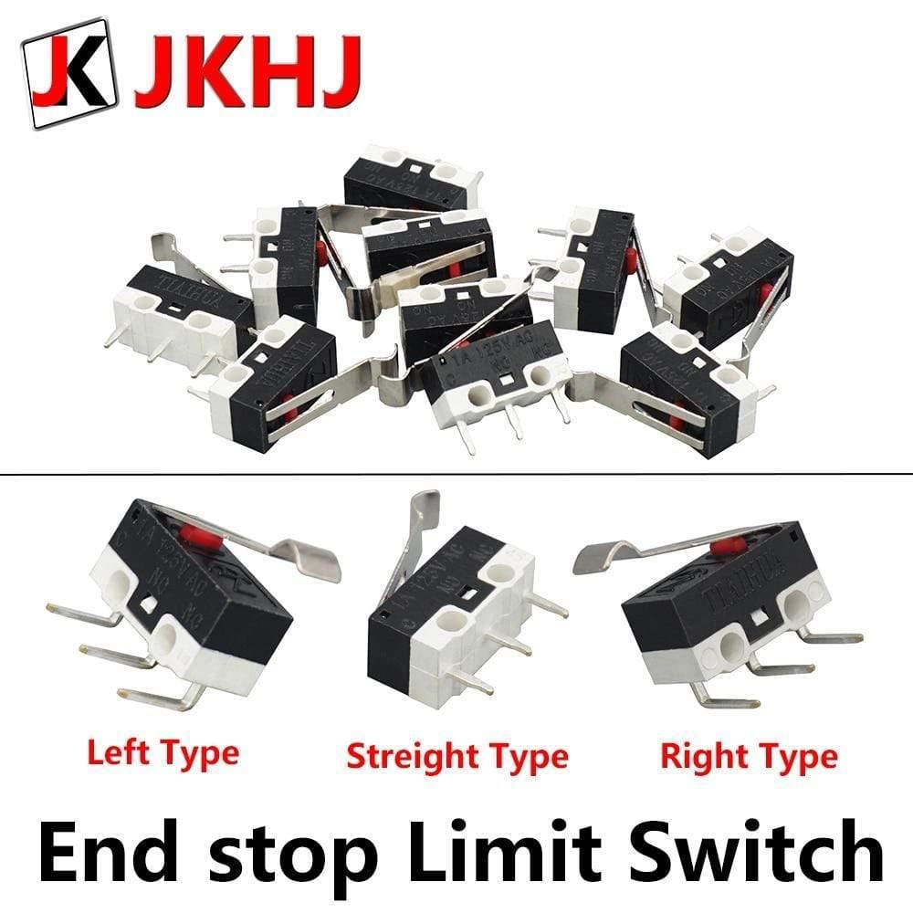 Planet Gates 200003886 3D Printer Parts 10pcs/lot End Stop Micro Limit Switch For I3 Delta Kossel Makerbot Printer RAMPS 1.4 DIY Accessories