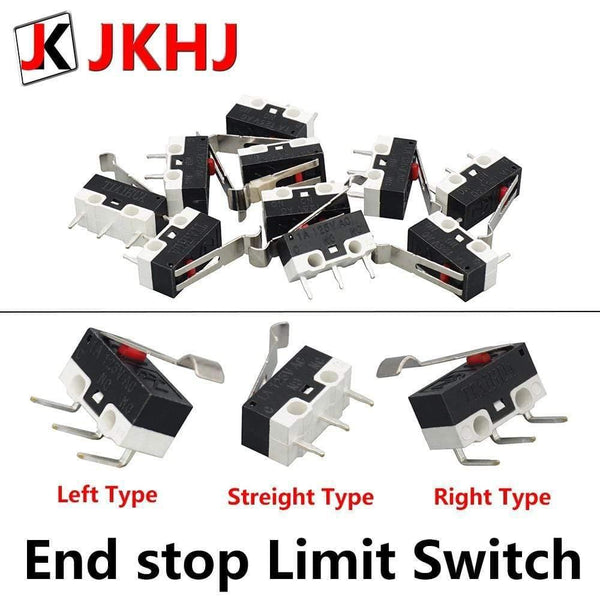 Planet Gates 200003886 3D Printer Parts 10pcs/lot End Stop Micro Limit Switch For I3 Delta Kossel Makerbot Printer RAMPS 1.4 DIY Accessories