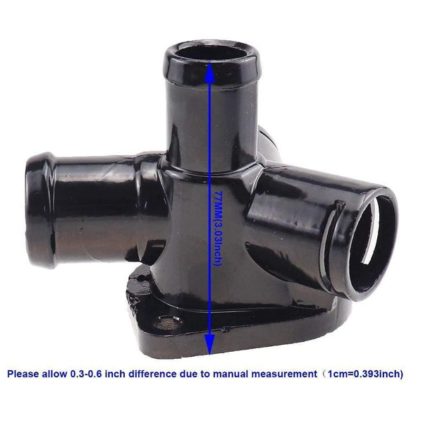 Planet Gates 200004147 Aluminium Coolant Flange Hose Pipe Connector For AUDI A4 Avant B5 8D Wagon VW Passat Variant 1994-2001 050121132A 050 121 133C