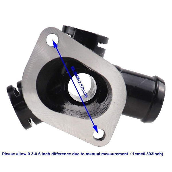 Planet Gates 200004147 Aluminium Coolant Flange Hose Pipe Connector For AUDI A4 Avant B5 8D Wagon VW Passat Variant 1994-2001 050121132A 050 121 133C