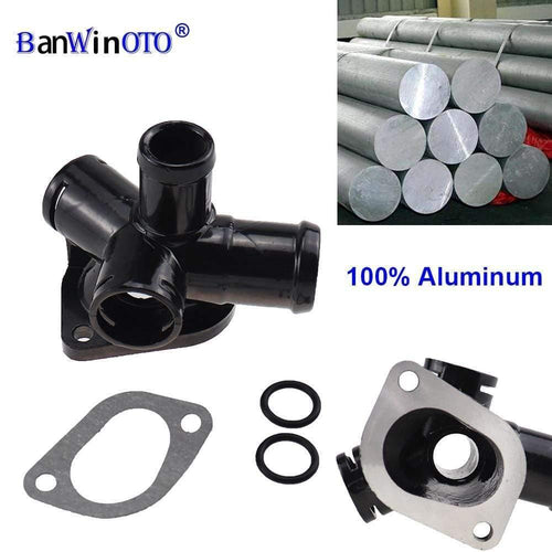 Planet Gates 200004147 Aluminium Coolant Flange Hose Pipe Connector For AUDI A4 Avant B5 8D Wagon VW Passat Variant 1994-2001 050121132A 050 121 133C