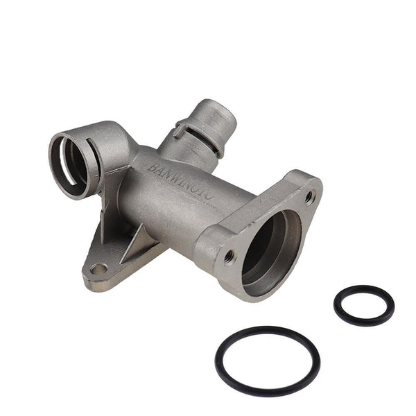 Planet Gates 200004147 BANWINOTO Aluminium Thermostat Housing Coolant Hose Outlet Flange Connector 058121132C For VW Passat Audi A4 1.8T 058121133B