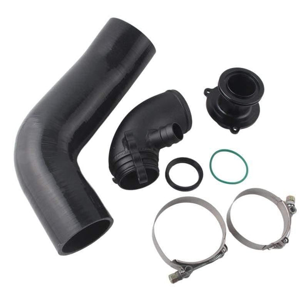 Planet Gates 200004168 Black Silicone Intake Hose Pipe Turbo Inlet Elbow  Muffler Delete For VW Golf MK7  R Audi 2015+ V8 MK3 A3 S3 TT