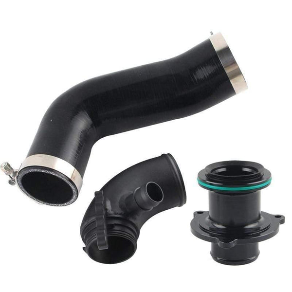 Planet Gates 200004168 Silicone Intake Hose Pipe Turbo Inlet Elbow  Muffler Delete For VW Golf MK7  R Audi 2015+ V8 MK3 A3 S3 TT