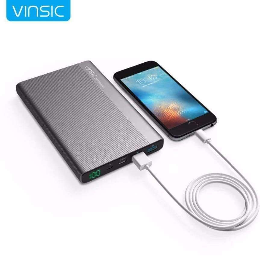 Planet Gates 20000mAh 3A Type-C Fast Charge Power Bank Dual Smart USB Outputs Portable External Battery Charger For Samsung HUAWEI