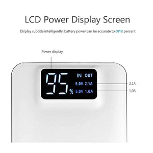 Planet Gates 20000mah External Battery quick charge Dual USB LCD display powerbank portable charger for iPhone X Samsung xiaomi