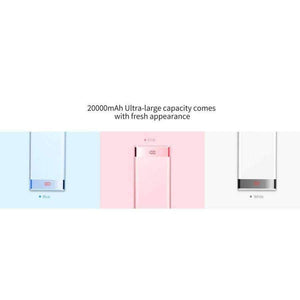 Planet Gates 20000mAh Power Bank Dual USB Output 8Pin&Micro USB Input Mobile External Phone Battery for Iphone 8 X Fast Charging