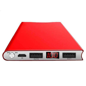 Planet Gates 20000mah Power Bank External Battery 2 USB LED Powerbank Portable Mobile phone Charger for Xiaomi iphone X 8 Samsung