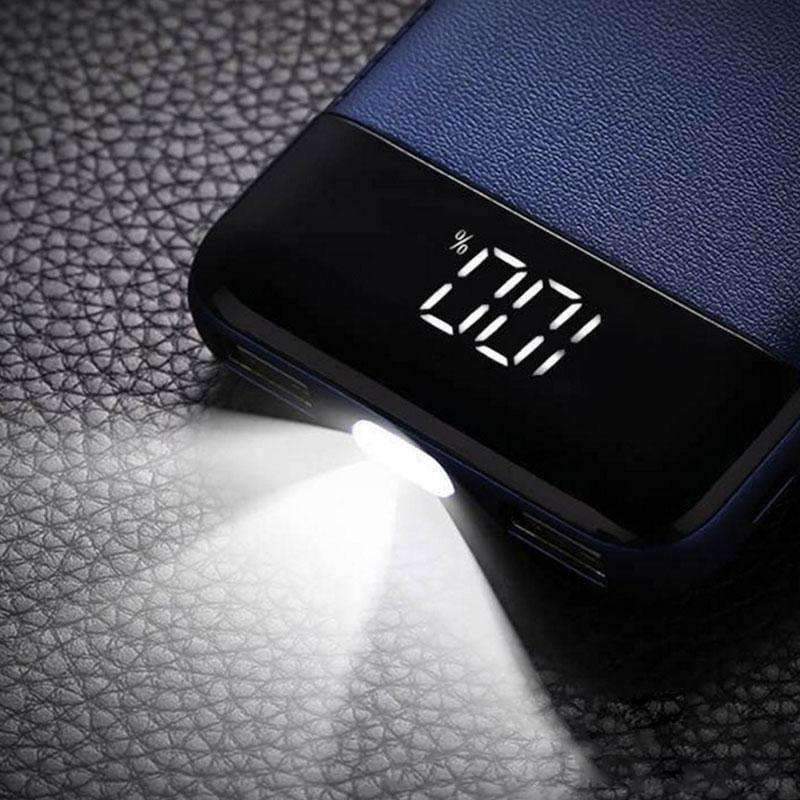 Planet Gates 20000mah Power Bank External Battery PoverBank 2 USB LCD Powerbank Portable Mobile phone Charger for Xiaomi MI iphone7 8 X