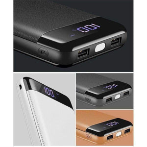 Planet Gates 20000mah Power Bank External Battery PoverBank 2 USB LCD Powerbank Portable Mobile phone Charger for Xiaomi MI iphone7 8 X