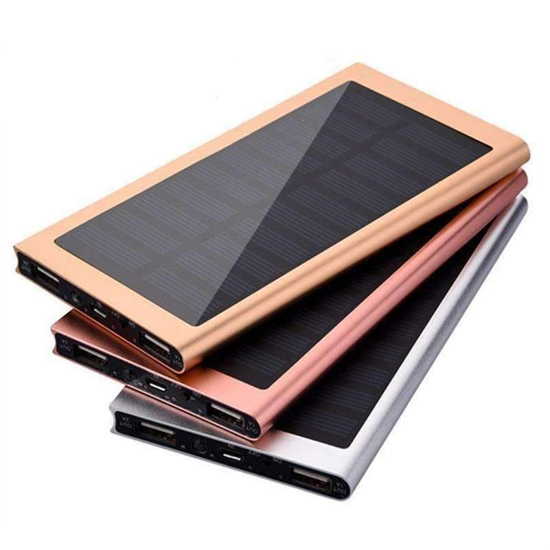 Planet Gates 20000mAh Solar Power Bank External Battery quick charge Dual USB Powerbank Portable Mobile phone Charger for iPhone 8 X Xiaomi