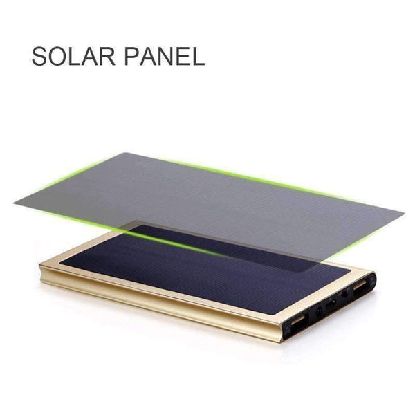 Planet Gates 20000mAh Solar Power Bank External Battery quick charge Dual USB Powerbank Portable Mobile phone Charger for iPhone 8 X Xiaomi