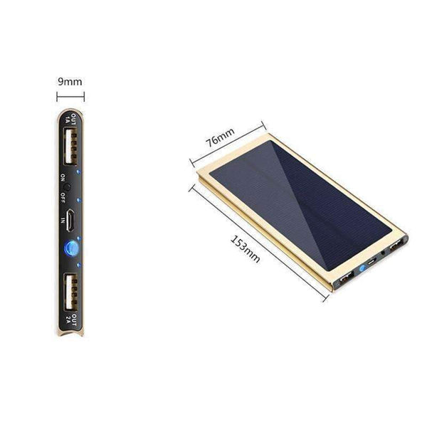 Planet Gates 20000mAh Solar Power Bank External Battery quick charge Dual USB Powerbank Portable Mobile phone Charger for iPhone 8 X Xiaomi