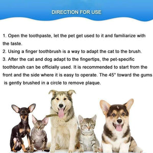 Planet Gates 200044152 1Pc Pet Dog Toothbrush Multi-angle Cleaning Tooth Bad Breath Tartar Teeth Care Tool Brush For Dog Cat Protection Health Product