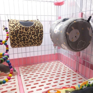Planet Gates 200088149 Hamster Cages Life Nest Spring Little Pet Canvas Hammock Hedgehog Chinchilla Guinea Pig Hanging House Small Animal Products