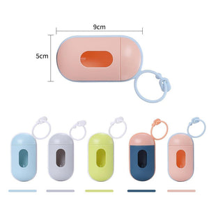 Planet Gates 200089142 1 Pcs Practical Pet Dog Poop Bag Dispenser Waste Garbage Holder Dispensers + Poop Bags Set Pets Dogs Trash Cleaning Supplies