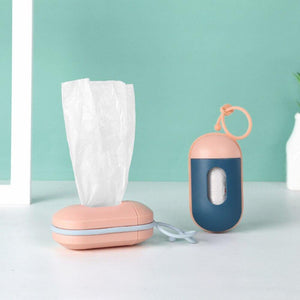 Planet Gates 200089142 1 Pcs Practical Pet Dog Poop Bag Dispenser Waste Garbage Holder Dispensers + Poop Bags Set Pets Dogs Trash Cleaning Supplies