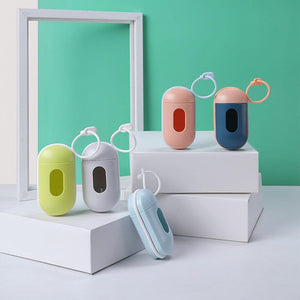 Planet Gates 200089142 1 Pcs Practical Pet Dog Poop Bag Dispenser Waste Garbage Holder Dispensers + Poop Bags Set Pets Dogs Trash Cleaning Supplies