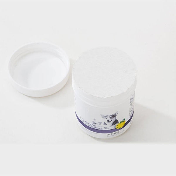 Planet Gates 200089142 100pcs/Set Pet Eye Wet Wipes Dog Cleaning Paper Towels Cat Tear Stain Remover Cleaning Wipes Grooming Supplies Pet Products