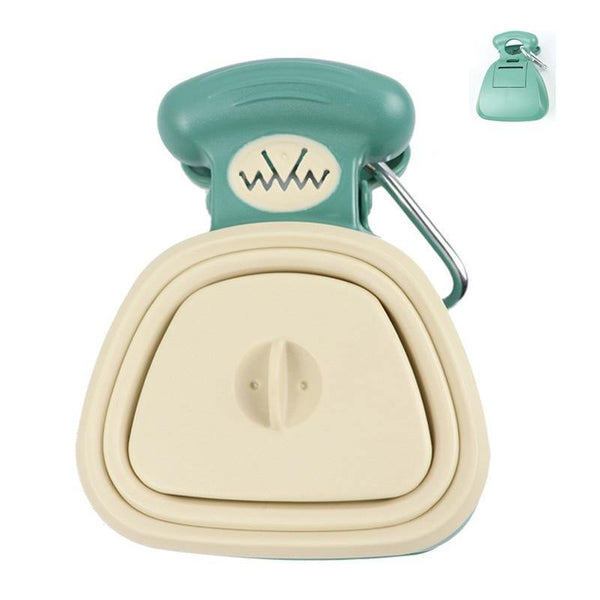 Planet Gates 200089142 Beige / S 14x11.5 cm Pet Dog Poop Bag Dispenser Travel Foldable Pooper Scooper  Poop Scoop Clean  Animal Waste  Picker Cleaning Tools Pet Products