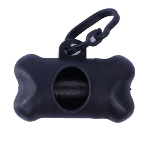 Planet Gates 200089142 Black Fowecelt Pet Dog Poop Bag Dispenser Waste Garbage Holder Dispensers + Poop Bags Set Environmental Dog Products Cleaning Supplies