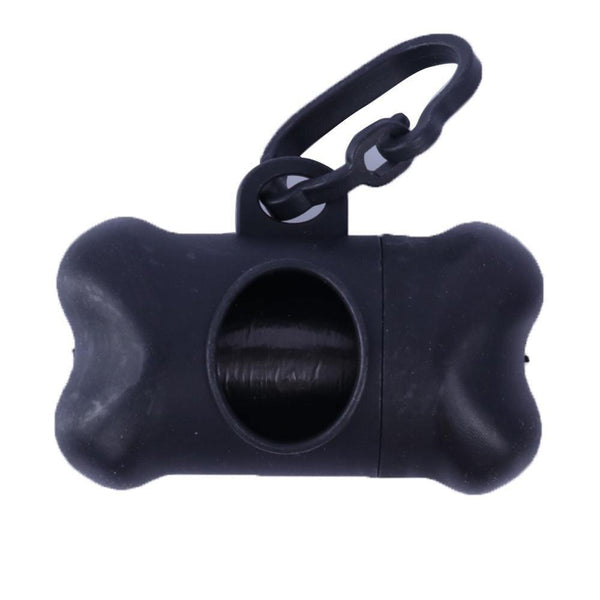 Planet Gates 200089142 Black Fowecelt Pet Dog Poop Bag Dispenser Waste Garbage Holder Dispensers + Poop Bags Set Environmental Dog Products Cleaning Supplies