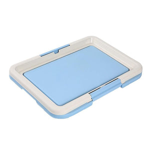 Planet Gates 200089142 Blue Portable Dog Training Toilet Potty Pet Puppy Litter Toilet Tray Pad Mat For Dogs Cats Easy To Clean Pet Product Indoor