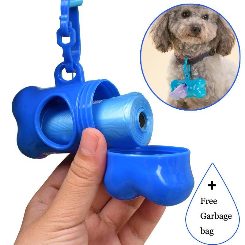 Planet Gates 200089142 Fowecelt Pet Dog Poop Bag Dispenser Waste Garbage Holder Dispensers + Poop Bags Set Environmental Dog Products Cleaning Supplies