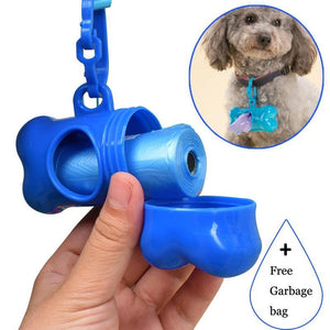 Planet Gates 200089142 Fowecelt Pet Dog Poop Bag Dispenser Waste Garbage Holder Dispensers + Poop Bags Set Environmental Dog Products Cleaning Supplies