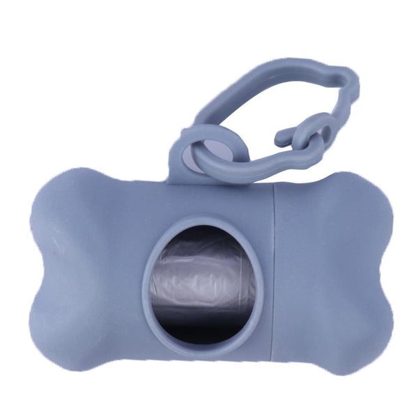 Planet Gates 200089142 Gray Fowecelt Pet Dog Poop Bag Dispenser Waste Garbage Holder Dispensers + Poop Bags Set Environmental Dog Products Cleaning Supplies