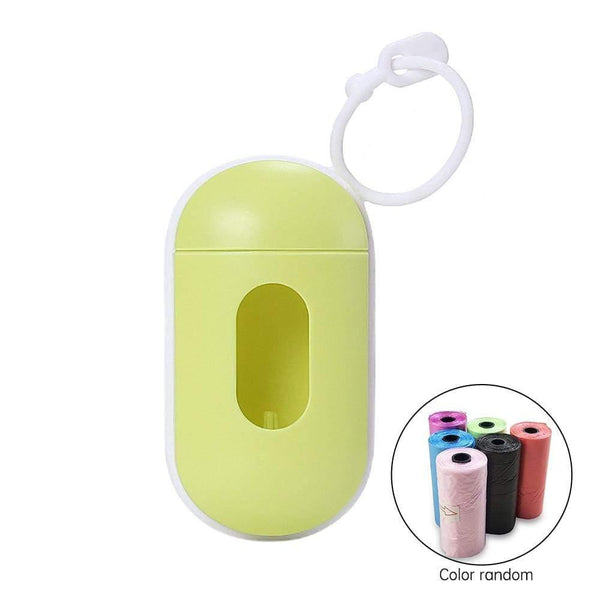 Planet Gates 200089142 green / 15 trash bags 1 Pcs Practical Pet Dog Poop Bag Dispenser Waste Garbage Holder Dispensers + Poop Bags Set Pets Dogs Trash Cleaning Supplies