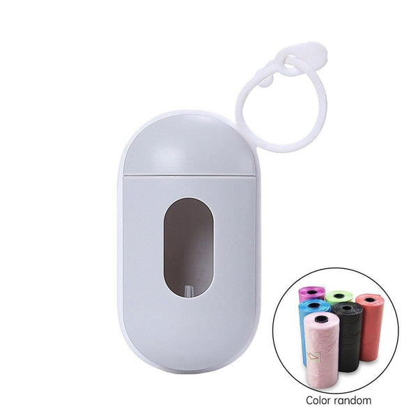 Planet Gates 200089142 grey / 15 trash bags 1 Pcs Practical Pet Dog Poop Bag Dispenser Waste Garbage Holder Dispensers + Poop Bags Set Pets Dogs Trash Cleaning Supplies