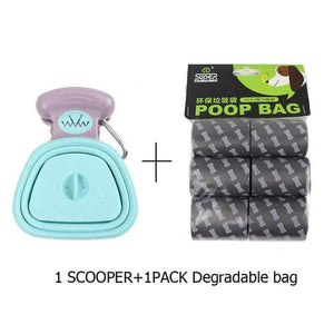 Planet Gates 200089142 Light green 2 / S 14x11.5 cm Pet Dog Poop Bag Dispenser Travel Foldable Pooper Scooper  Poop Scoop Clean  Animal Waste  Picker Cleaning Tools Pet Products