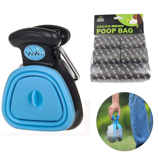 Planet Gates 200089142 Pet Dog Poop Bag Dispenser Travel Foldable Pooper Scooper  Poop Scoop Clean  Animal Waste  Picker Cleaning Tools Pet Products