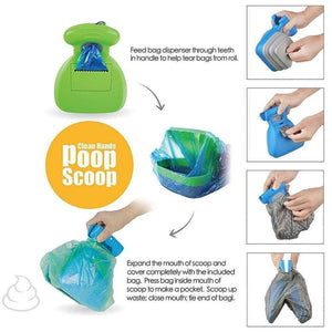 Planet Gates 200089142 Pet Dog Poop Bag Dispenser Travel Foldable Pooper Scooper  Poop Scoop Clean  Animal Waste  Picker Cleaning Tools Pet Products